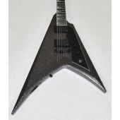 ESP LTD KH-V Kirk Hammett Signature Guitar Black Sparkle 0576, LKHVBLKSP