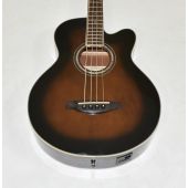 Ibanez AEB10E-DVS Artwood Series Acoustic Electric Bass in Dark Violin Sunburst High Gloss Finish 0520, AEB10EDVS.B