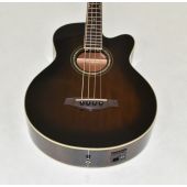 Ibanez AEB10E-DVS Artwood Series Acoustic Electric Bass in Dark Violin Sunburst High Gloss Finish 5724, AEB10EDVS.B