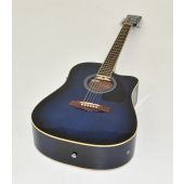 Ibanez PF15ECEWC-TBS PF Series Acoustic Guitar-Transparent Blue Sunburst High Gloss Finish 0754, PF15ECEWCTBS.B 0573