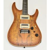 Schecter C-1 Exotic Spalted Maple Guitar Natural B-Stock 0313, 3338