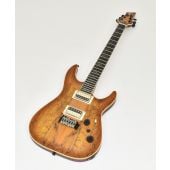 Schecter C-1 Exotic Spalted Maple Guitar Natural B-Stock 0313, 3338