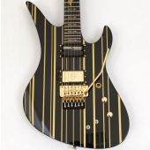 Schecter Synyster Custom-S Guitar Gloss Black Gold B-Stock 0530, 1742