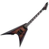 ESP LTD Arrow-1000 QM Guitar Dark Brown Sunburst, LARROW1000QMDBSBS