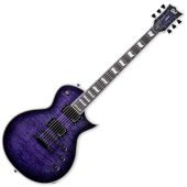 ESP LTD Deluxe EC-1000QM See Thru Purple Sunburst Guitar, LEC1000QMSTPSB