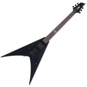 ESP LTD HEX-6 Nergal Electric Guitar Black Satin, LHEX6BLKS