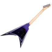 ESP LTD Alexi Laiho Hexed Lefty Guitar Purple Faded Pinstripes, LALEXIHEXEDLH