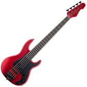 ESP LTD AP-5 String Bass Candy Apple Red Satin, LAP5CARS
