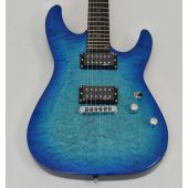 Schecter C-6 Plus Guitar Ocean Blue Burst B-Stock 0089, 443