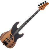 Schecter Model-T 4 String Exotic Black Limba Bass, 2832