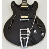 Schecter Corsair Semi Hollow Guitar Black B-Stock 0653, 1552