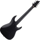 Schecter Damien-7 Multiscale Lefty Guitar Satin Black, 2478