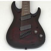 Schecter Omen Elite-8 Multiscale Guitar Black Cherry Burst B-Stock 0262, 2465