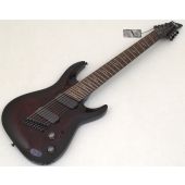 Schecter Omen Elite-8 Multiscale Guitar Black Cherry Burst B-Stock 0262, 2465