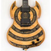 Wylde Audio Barbarian Norse Dragon Rawtop Guitar B-Stock 0164, 4574