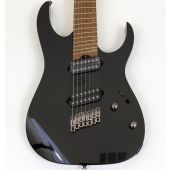 Ibanez RGMS7 BK Multi Scale 7 String Black Guitar B-Stock, RGMS7BK