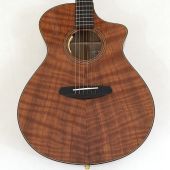 Breedlove Oregon Concert CE Figured Redwood-Myrtlewood Exhibition Guitar, ORCN01CERWMY-X