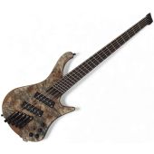 Ibanez EHB1505MS Headless 5 String Bass Black Ice Flat B-Stock, EHB1505MSBIF