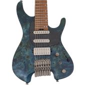 Ibanez Q547PB Headless 7 String Guitar Cosmic Blue B-Stock, Q547PBCOL