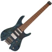 Ibanez Q547PB Headless 7 String Guitar Cosmic Blue B-Stock, Q547PBCOL