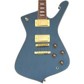 Ibanez IC420 Iceman Guitar Antique Blue Metallic B-Stock, IC420ABM
