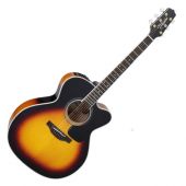 Takamine P6JC BSB Pro Series 6 Cutaway Acoustic Guitar in Brown Sunburst Finish, TAKP6JCBSB