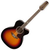 Takamine GJ72CE-12BSB G-Series G70 12 String Acoustic Guitar in Brown Sunburst Finish, TAKGJ72CE12BSB