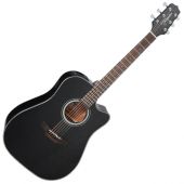 Takamine GD30CE-BLK G-Series G30 Acoustic Electric Guitar in Black Finish, TAKGD30CEBLK