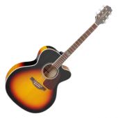 Takamine GJ72CE-BSB G-Series G70 Cutaway Acoustic Electric Guitar in Brown Sunburst Finish, TAKGJ72CEBSB