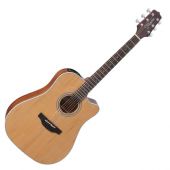 Takamine GD20CE-NS G-Series G20 Cutaway Acoustic Electric Guitar in Natural Finish, TAKGD20CENS