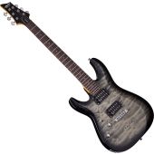 Schecter C-6 Plus Left-Handed Electric Guitar Charcoal Burst, 448