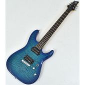 Schecter C-6 Plus Electric Guitar Ocean Blue Burst, 443