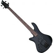 Schecter Stiletto Stealth-4 Left-Handed Electric Bass Satin Black, 2526