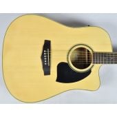 Ibanez PF15ECEWC-NT PF Series Acoustic Guitar in Natural High Gloss Finish SA141202029, PF15ECEWCNT.B 2029