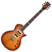 ESP LTD Deluxe EC-1000FM Duncan Amber Sunburst Guitar, ESP LTD EC-1000FM