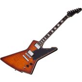 Schecter E-1 Custom Special Edition Electric Guitar in Vintage Sunburst Finish, 3105