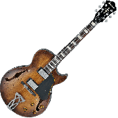 Ibanez Artcore Vintage ASV10A Semi-Hollow Electric Guitar in Tobacco Burst Low Gloss, ASV10ATCL