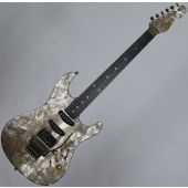 ESP Exhibition Limited Snapper-CTM FR Sand-Blast Maziora Gold Leaf Electric Guitar, EEX1742