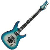Ibanez S Iron Label SIX6DFM Electric Guitar in Blue Space Burst, SIX6DFMBCB