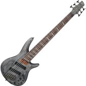Ibanez SR Bass Workshop SRFF806 Multi-Scale 6 String Electric Bass Black Stained, SRFF806BKS