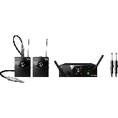 AKG WMS40 Mini Dual Instrumental Set Wireless Microphone System - Band C &amp; D, 3351H00060