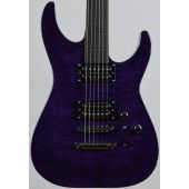 ESP LTD Rob Caggiano RC-600QM Signature Electric Guitar See Thru Purple, LRC600QMSTP