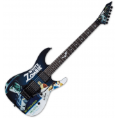 ESP LTD Kirk Hammett White Zombie KH-WZ Signature Electric Guitar Black, LKHWZ
