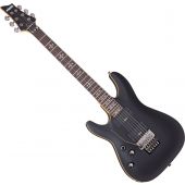 Schecter Demon-6 FR Left-Handed Electric Guitar Satin Black, SCHECTER3666