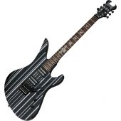 Schecter Synyster Standard Electric Guitar Gloss Black Silver Pinstripes, SCHECTER1739