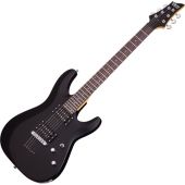 Schecter C-6 Deluxe Electric Guitar Satin Black, 430