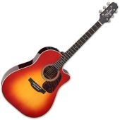Takamine CP6SSDC Dreadnought Acoustic Guitar Gloss Cherry Sunburst, TAKCP6SSDC
