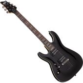 Schecter Omen-6 Left-Handed Electric Guitar in Gloss Black Finish, 2063