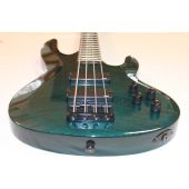 ESP LTD B-154 Rare See Thru Green Sample/Prototype Bass Guitar, LB154STB