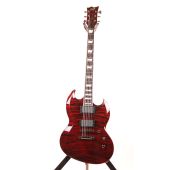 ESP Viper Custom Shop Series See Thru Black Cherry Electric Guitar, EVIPERCUSSTBC